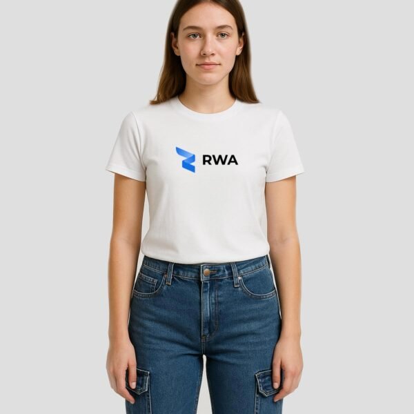 RWA Essential Logo T-Shirt – Ladies Streetwear Tee with Center Print – Casual Fit by RWA.Inc