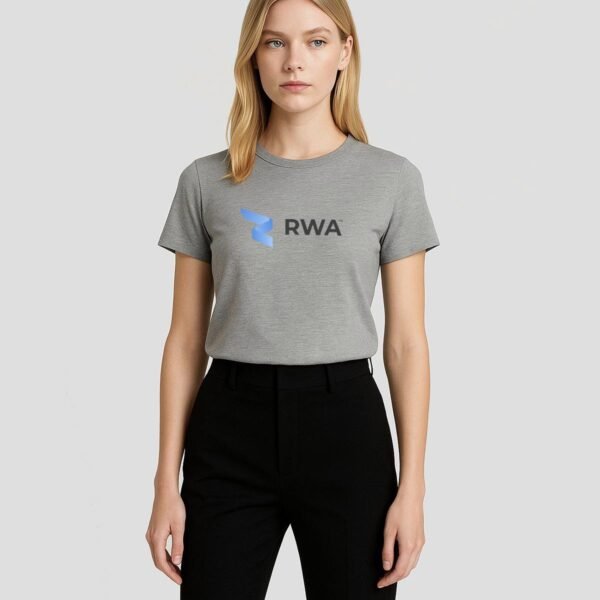 RWA Essential Logo T-Shirt – Ladies Streetwear Tee with Center Print – Casual Fit by RWA.Inc