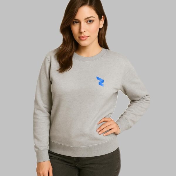 RWA Logo Sweatshirt Ladies – Minimalist Swirl Design – Casual Streetwear by RWA.Inc