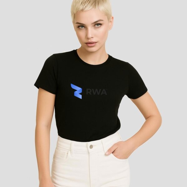 RWA Essential Logo T-Shirt – Ladies Streetwear Tee with Center Print – Casual Fit by RWA.Inc