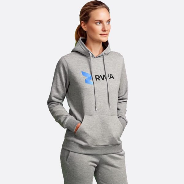 RWA Essential Logo Hoodie – Ladies Streetwear Hoodie with Center Print – Casual Fit by RWA.Inc