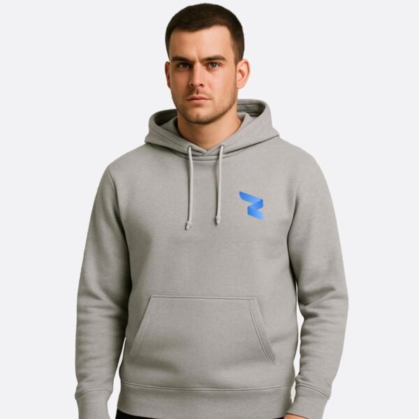 RWA Logo Hoodie Man's – Minimalist Swirl Design – Casual Streetwear by RWA.Inc
