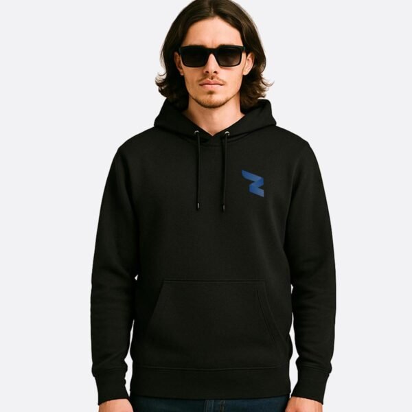 RWA Logo Hoodie Man's – Minimalist Swirl Design – Casual Streetwear by RWA.Inc