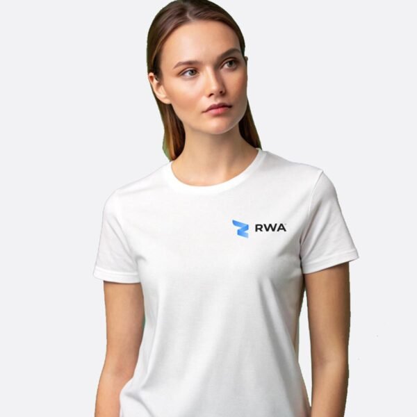 RWA Signature Logo T-Shirt Ladies – Minimalist Streetwear Tee – Modern Fit by RWA.Inc